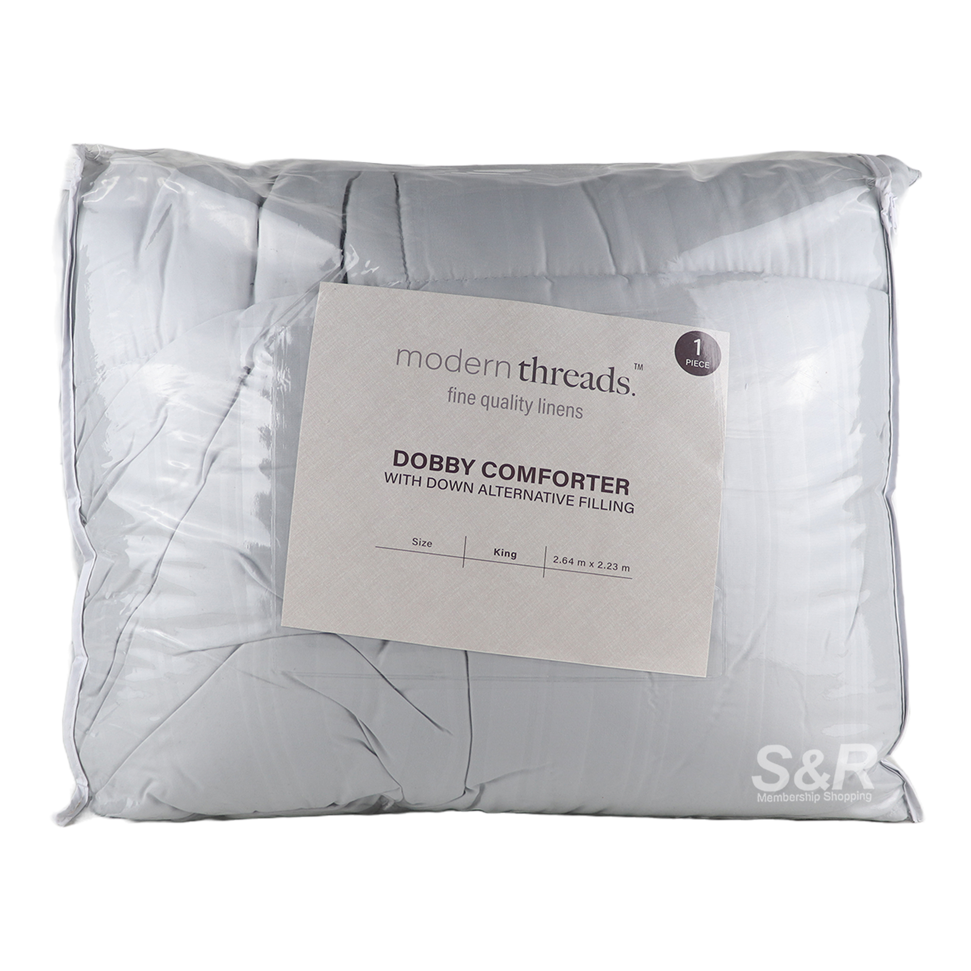 Modern Threads Grey Dobby Comforter King 1pc Modern Threads Grey Dobby Comforter King 1pc